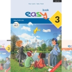 Beitragsbild easy 3 mit Covers von book pad und vocab